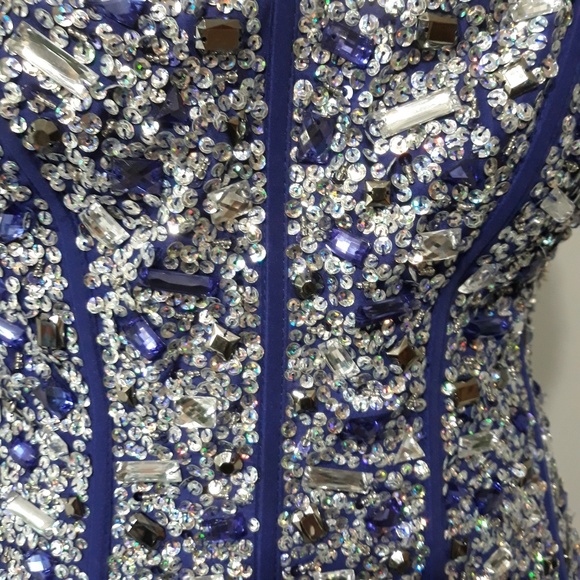 Nox Narianna Collection Sequined Mini Dress-Sz 2XL - Picture 4 of 6